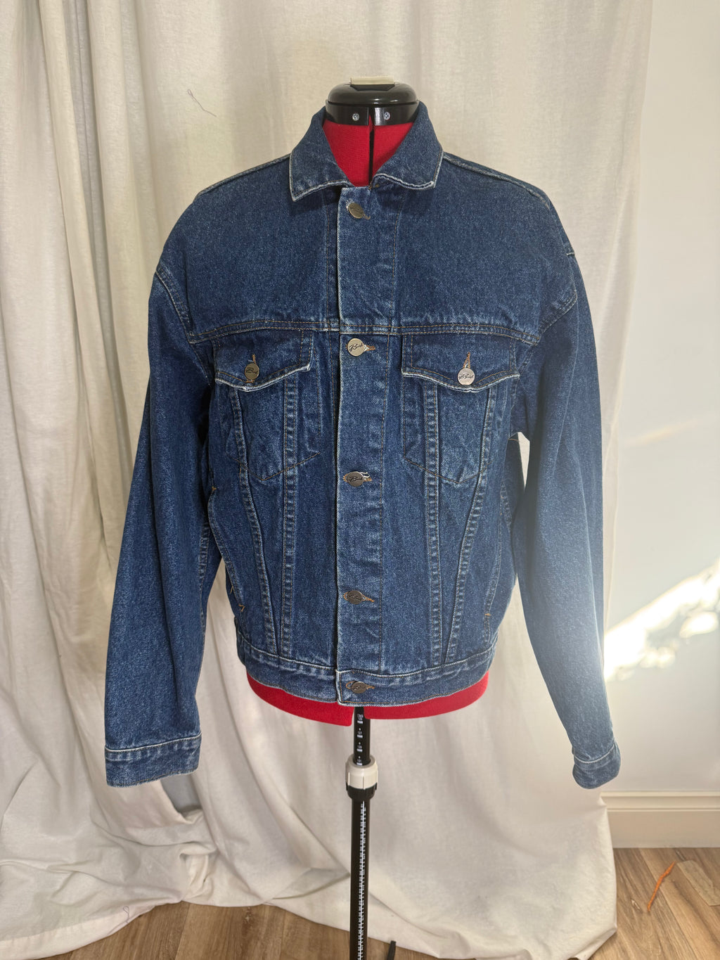 Vintage Upcycled Denim Tiger Jacket